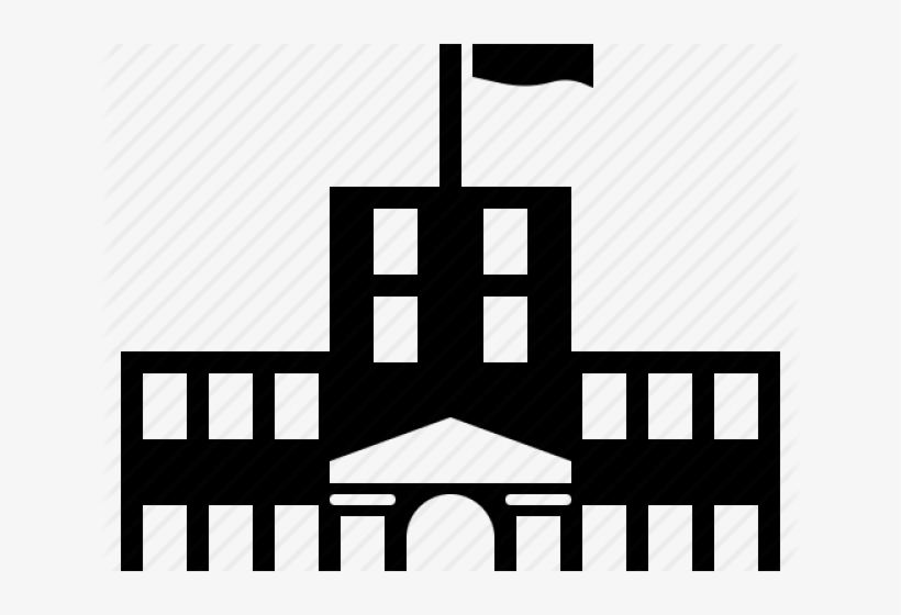 School Building Icon - Illustration, transparent png