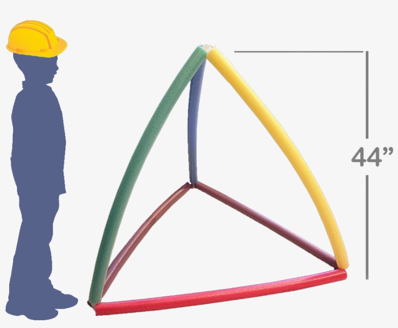 Noodle Builder™ Play Tent Frame Kit - Hard Hat, transparent png