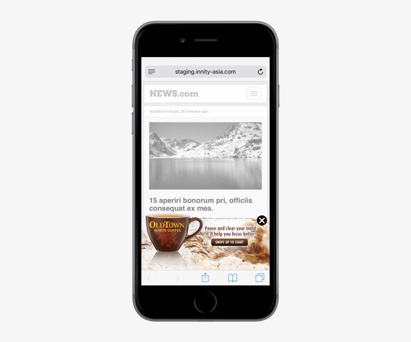 Top Creative] Oldtown White Coffee Wants You To Take - Iphone, transparent png