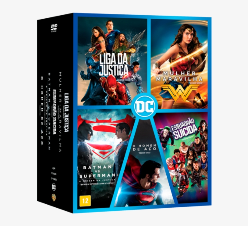 Box Dc Comics - Dc 5 Film Collection, transparent png