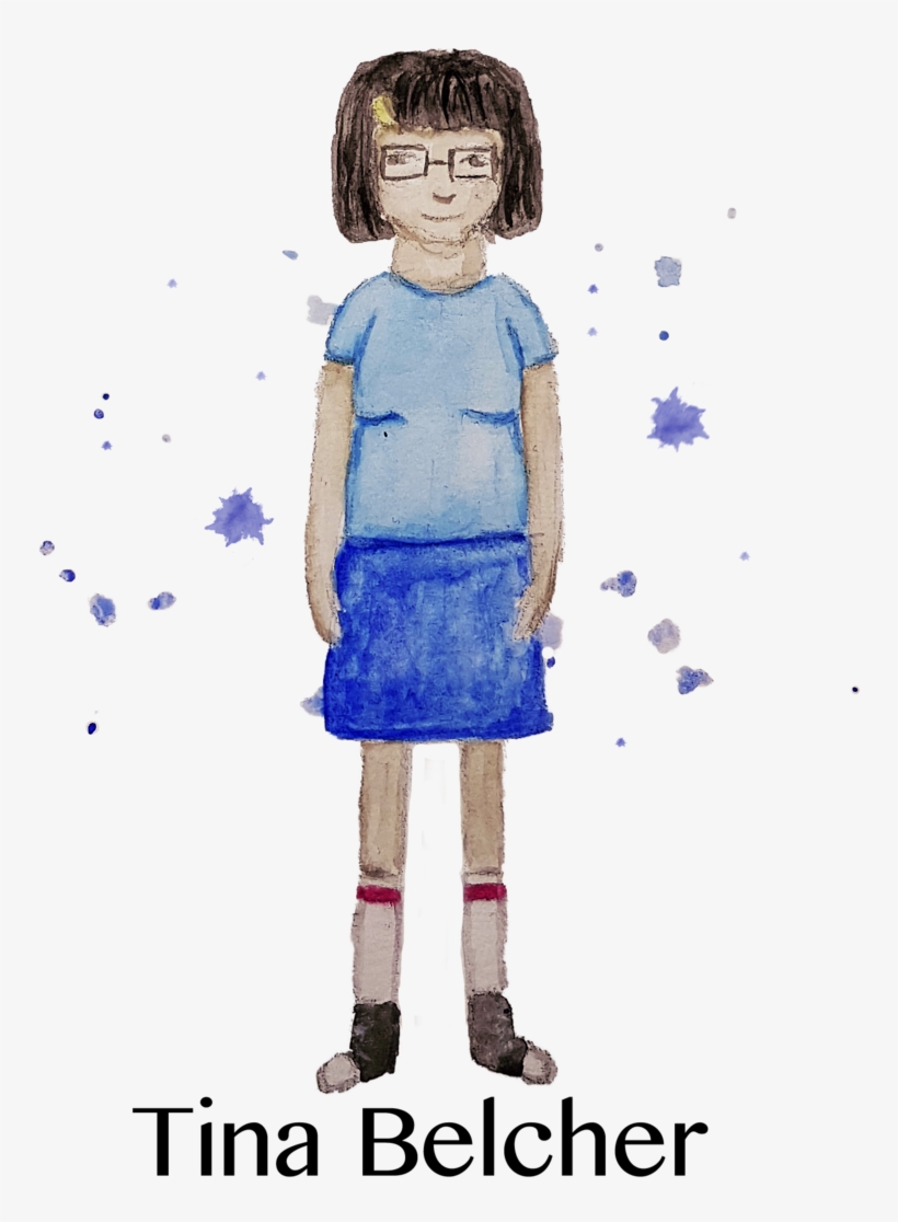 Bob's Burgers Tina Tina Belcher Belcher Fanart Art - Standing, transparent png
