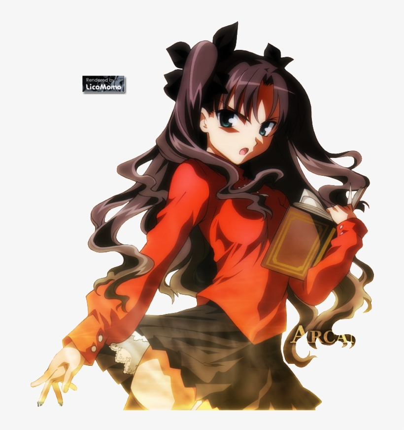 Fate Stay Night Rin - 760x800 PNG Download - PNGkit