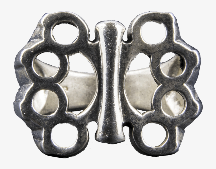 Double Knuckle Duster Ring - Circle, transparent png