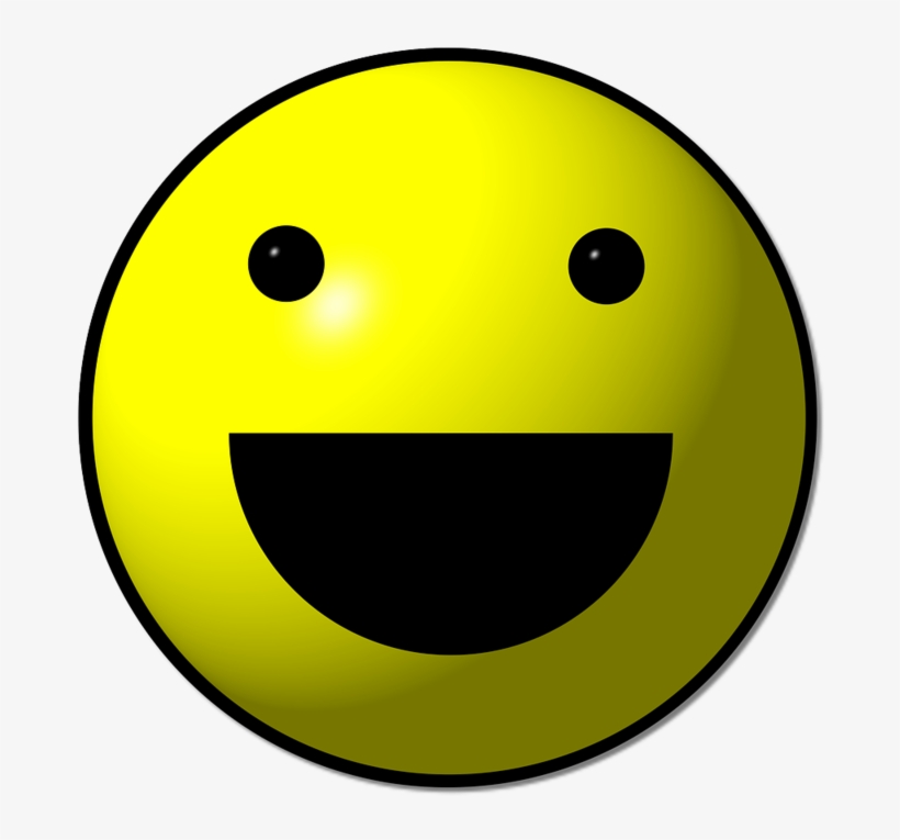 Smilie Smiley Emoticon Emotions 5f4fad 1024 - ยิ้ม สี เหลือง Png, transparent png