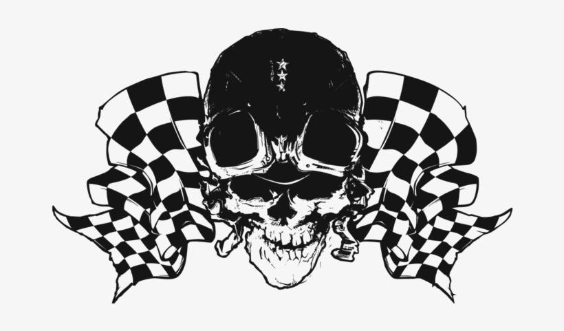 Skull Border Png, transparent png