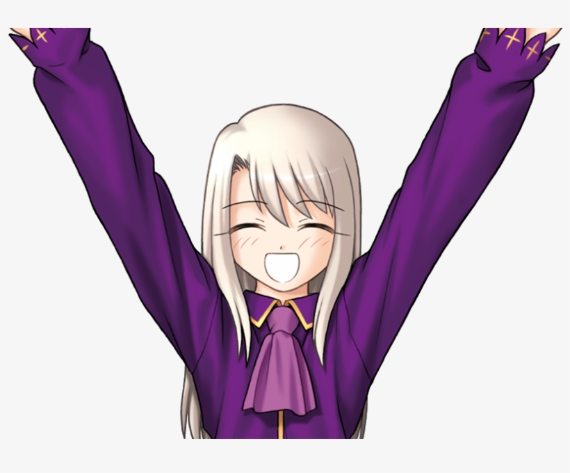 Worth It For Rin's Face Alone - Illya Fate Stay Night Happy, transparent png