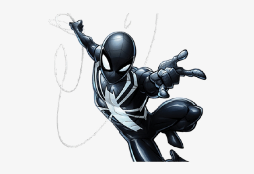 Spiderman Clipart Peter Parker - Marvel's Spider Man Symbiote, transparent png