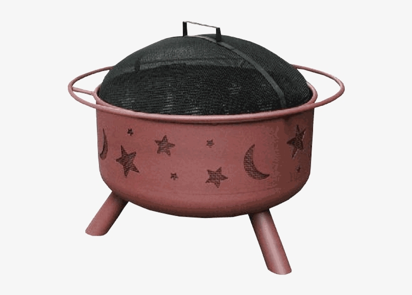 Landmann 28335 Big Sky Stars Moon Fire Pit - Cast Iron Fire Pit, transparent png