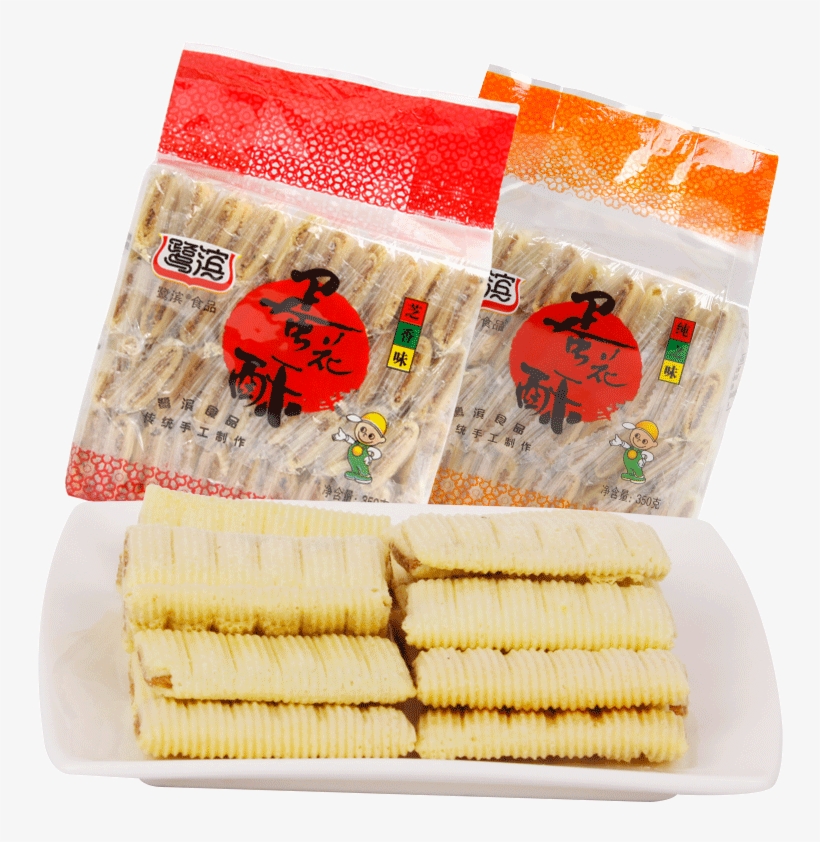 Lubin Egg Flower Crisp 350gx2 Bag Xiamen Specialty - Wafer, transparent png