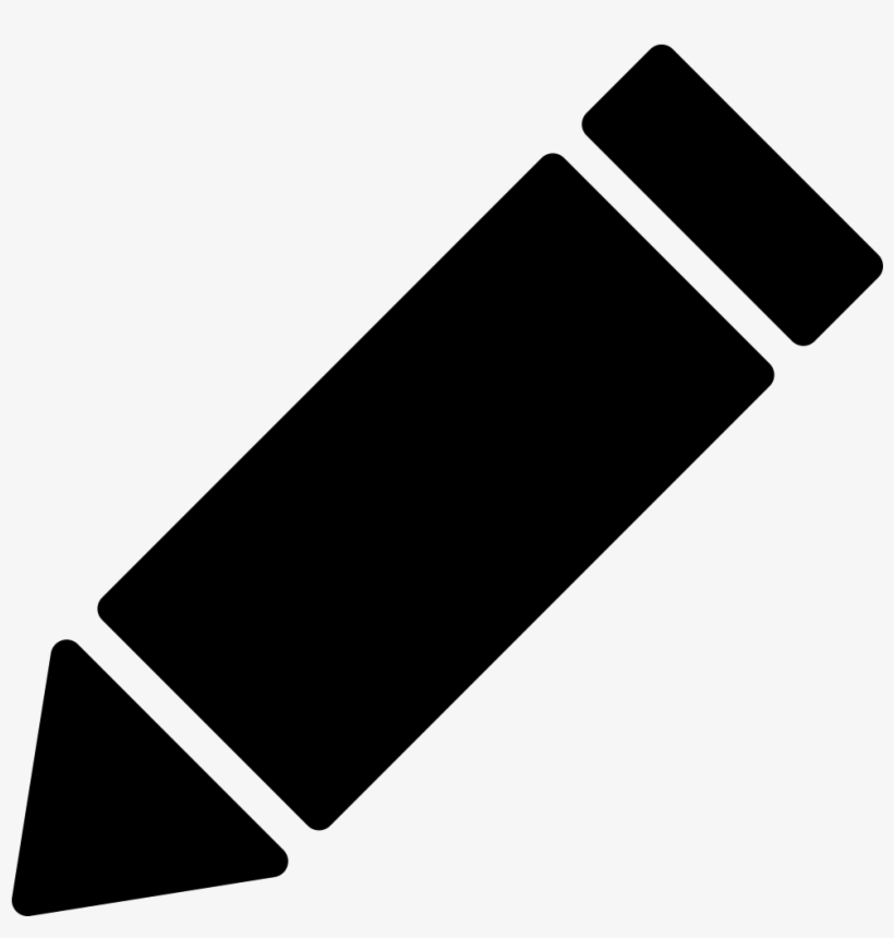 Pencil Black Gross Tool Comments - Edit Pencil Icon Png, transparent png