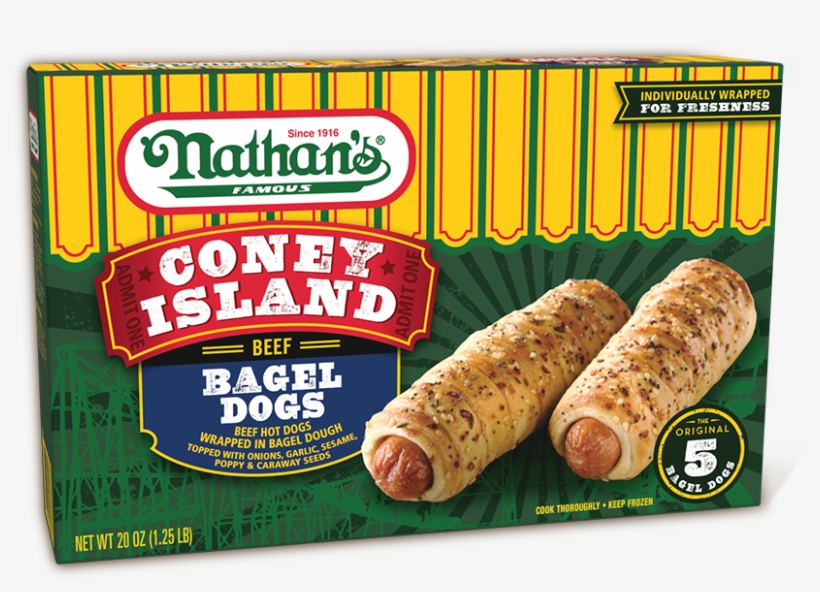 Bagel Wrapped Hot Dog, transparent png