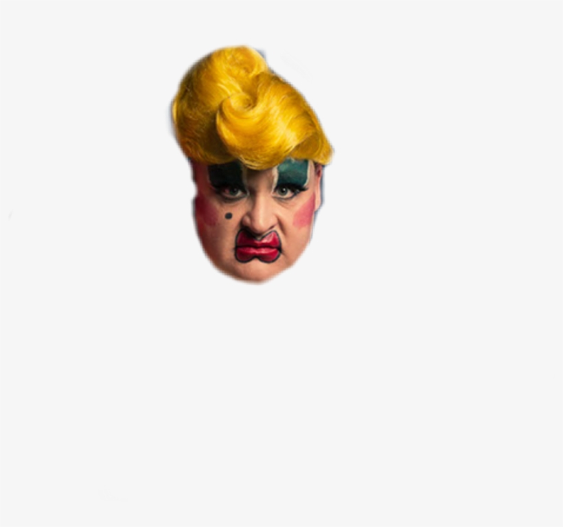 Drag Sticker - Clown, transparent png