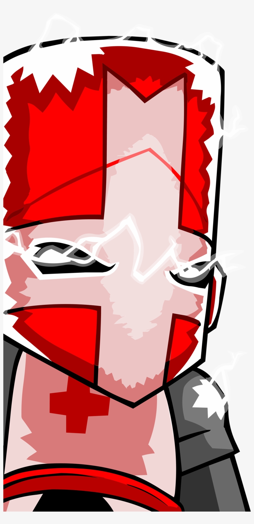 Red Knight - Castle Crashers Red, transparent png