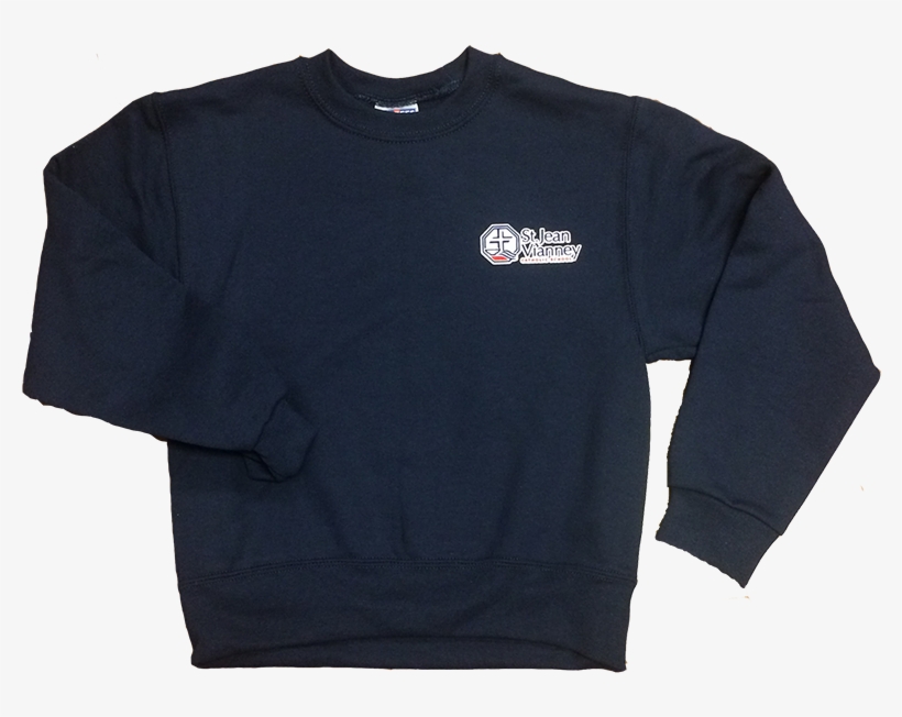 Crew Sweatshirt - Navy - Sweater, transparent png
