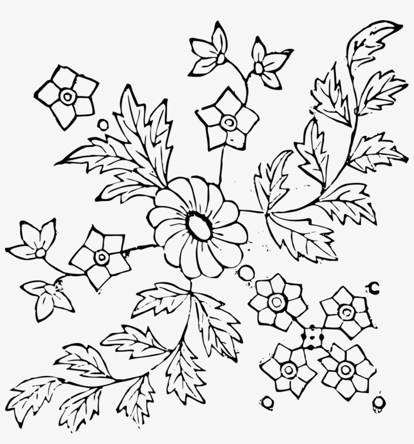 Embroidery,vintage Embroidery,vintage ,design, - Illustration, transparent png