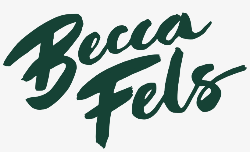 Becca Fels - Calligraphy, transparent png