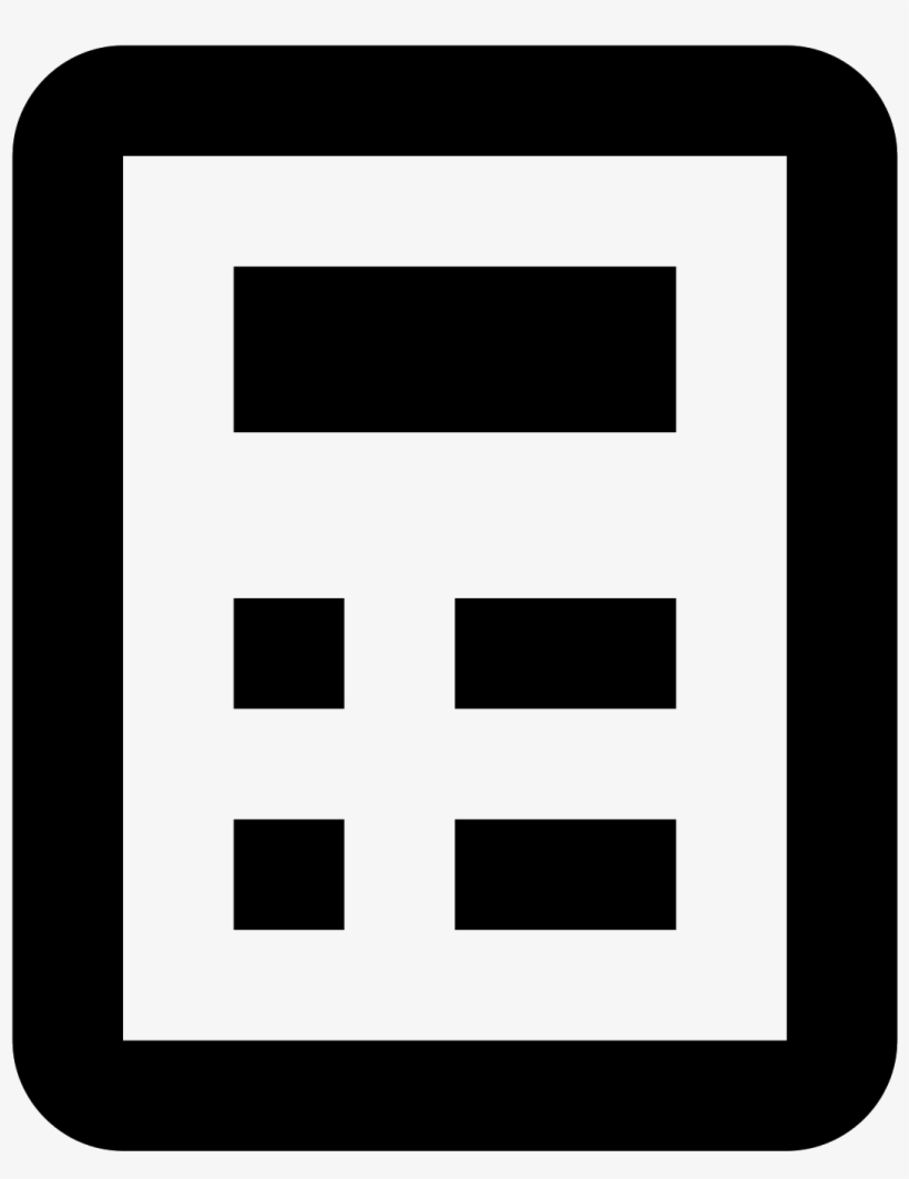 This Icon Is Meant To Represent A Sheet Of Paper With - Parallel, transparent png