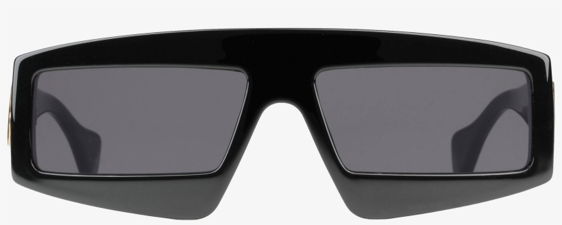 Rectangular-frame Acetate Sunglasses - Gucci Rectangular Frame Acetate Sunglasses, transparent png