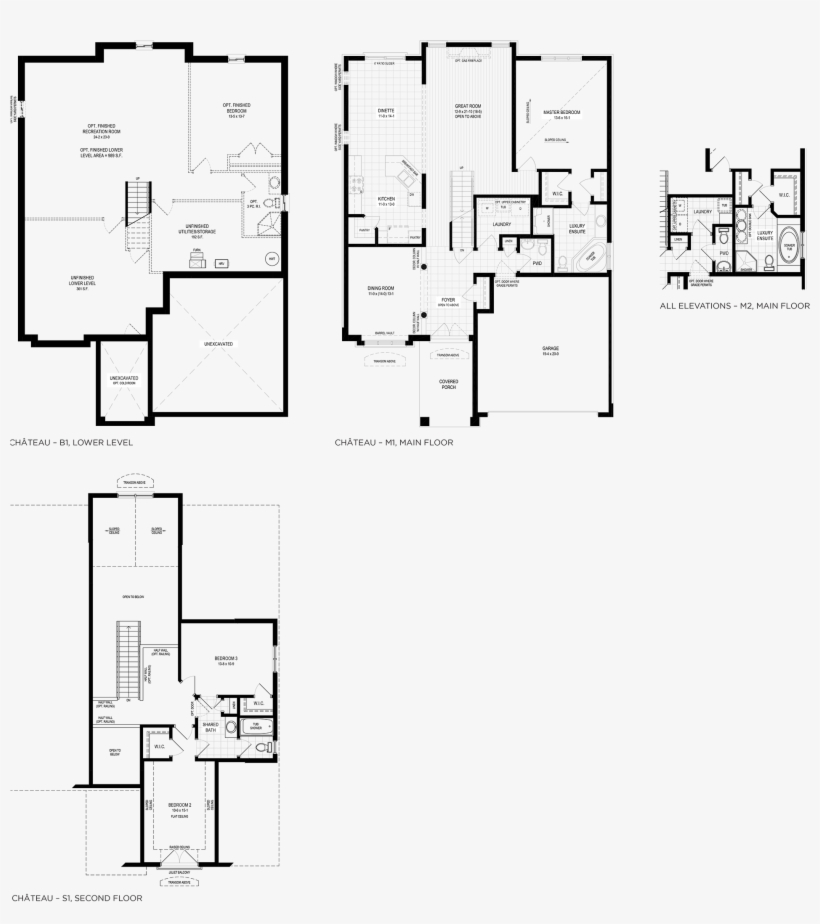 Hamlet Ii Floorplan - Floor Plan, transparent png