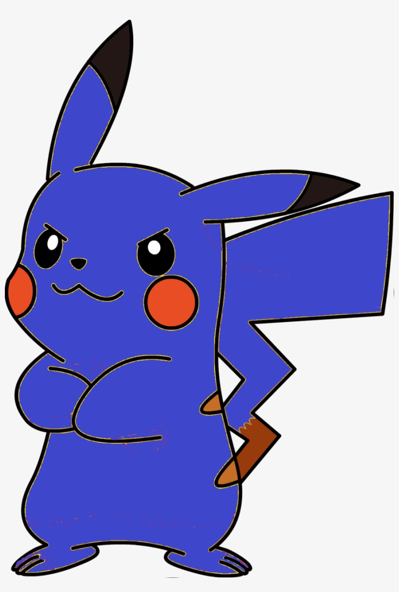 I Am The Fastest And The Furious Of The Pikachu Bros - Pikachu Blu, transparent png