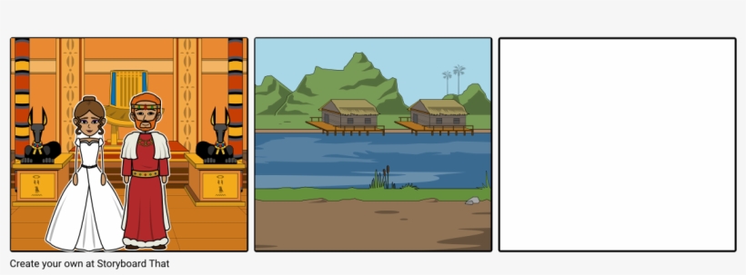 The Birth Of Moses - Storyboard Egyptian Room, transparent png