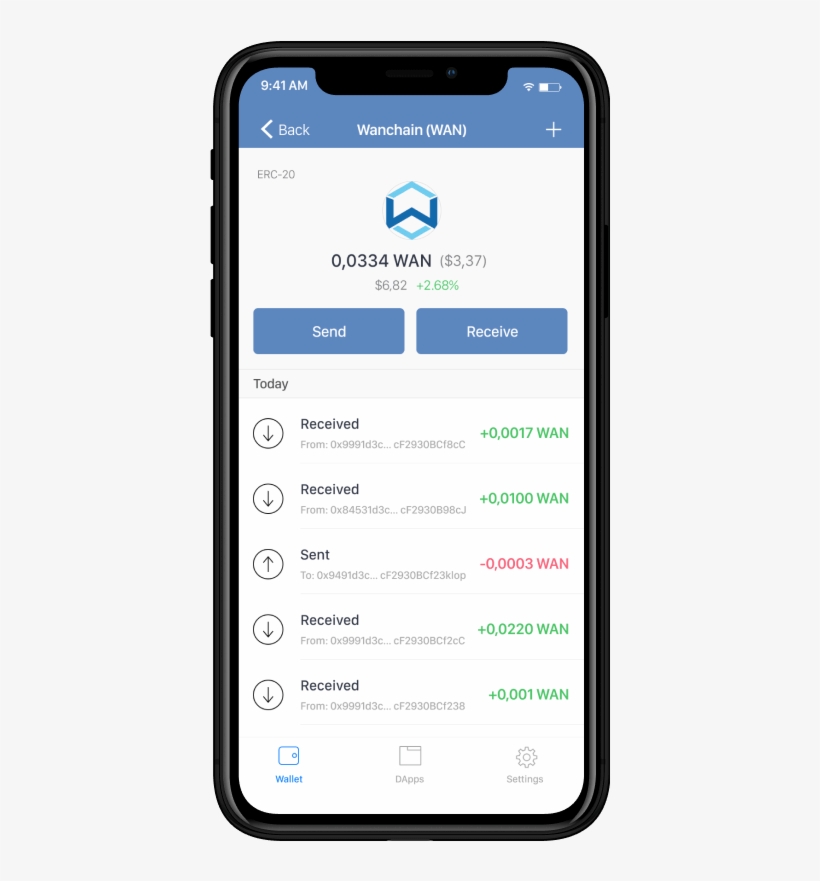 Ethereum Wallet Mobile Trust Wallet 400x820 Png Download Pngkit