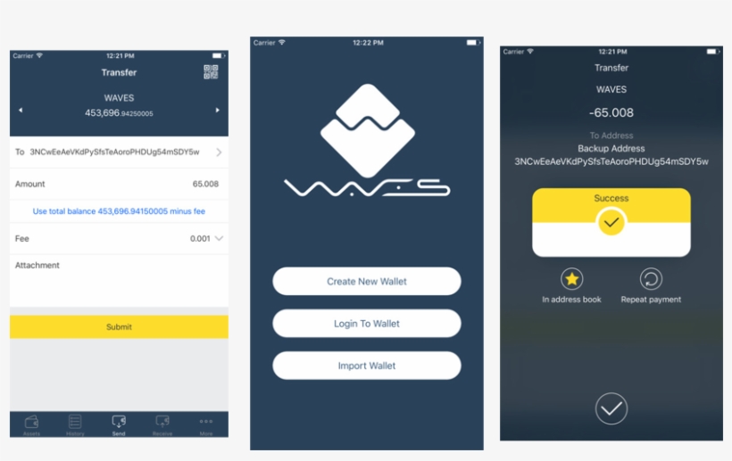 Waves Wallet Show Pairing Code, transparent png