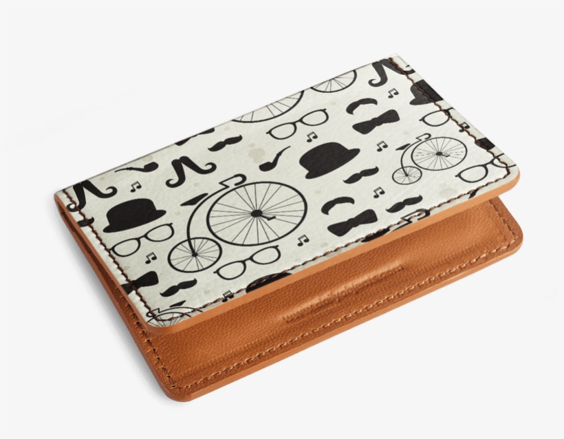 Dailyobjects Hipster Icons Card Wallet - Wallet, transparent png