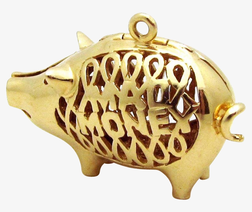Vintage K Gold D Large Mad Money - Boar, transparent png
