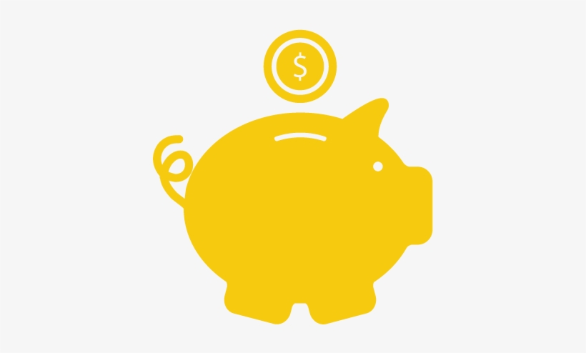 Nws Icon Piggybank Yellow - Illustration, transparent png