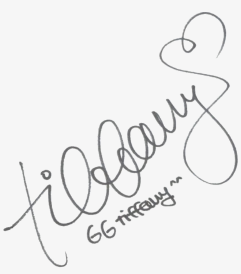 Open - Tiffany Snsd Signature, transparent png