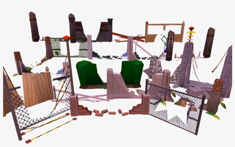 Broken Fences V1, transparent png