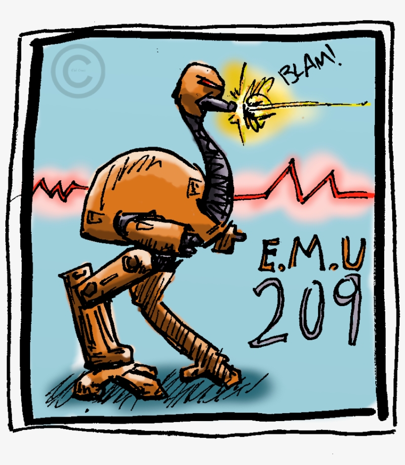 Emu Ed 209 Robocop - Turkey, transparent png