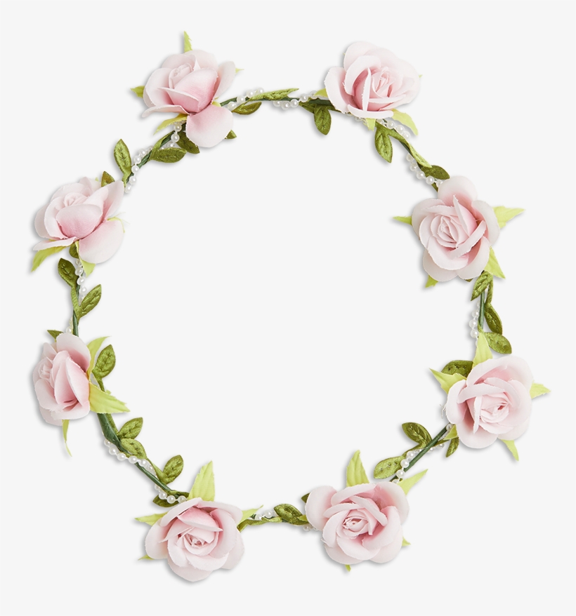 Flower Crown Pink - Blomsterkrans Png, transparent png
