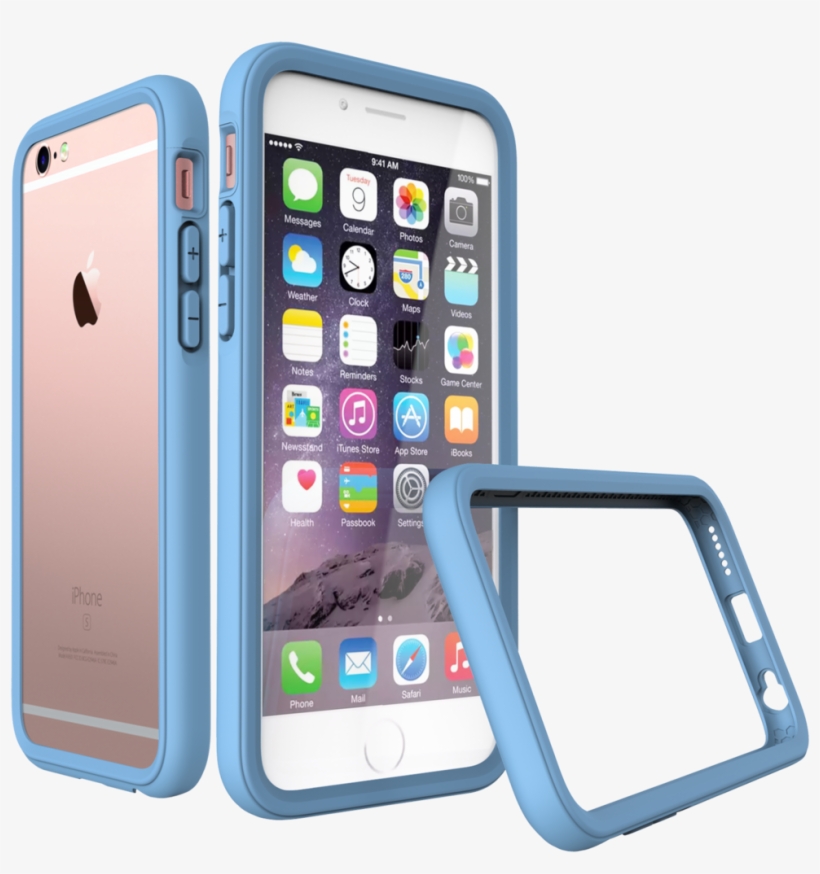 Rhino Shield Crash Guard Bumper For Iphone 6 / 6s Blue - Iphone 6 Rhino Shield Crash Guard, transparent png
