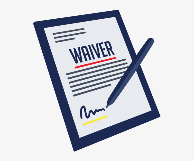 Step 1 - Signed Waiver - Waiver Icon, transparent png