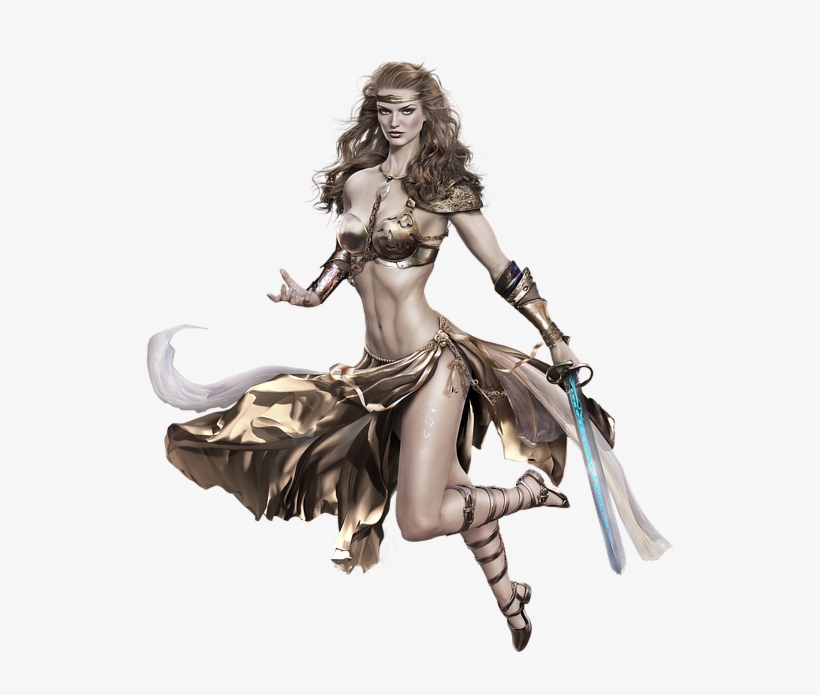 Warrior, Sword, Beautiful - Illustration, transparent png