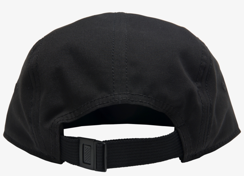Black Hat 5 Panel Adjustable, transparent png