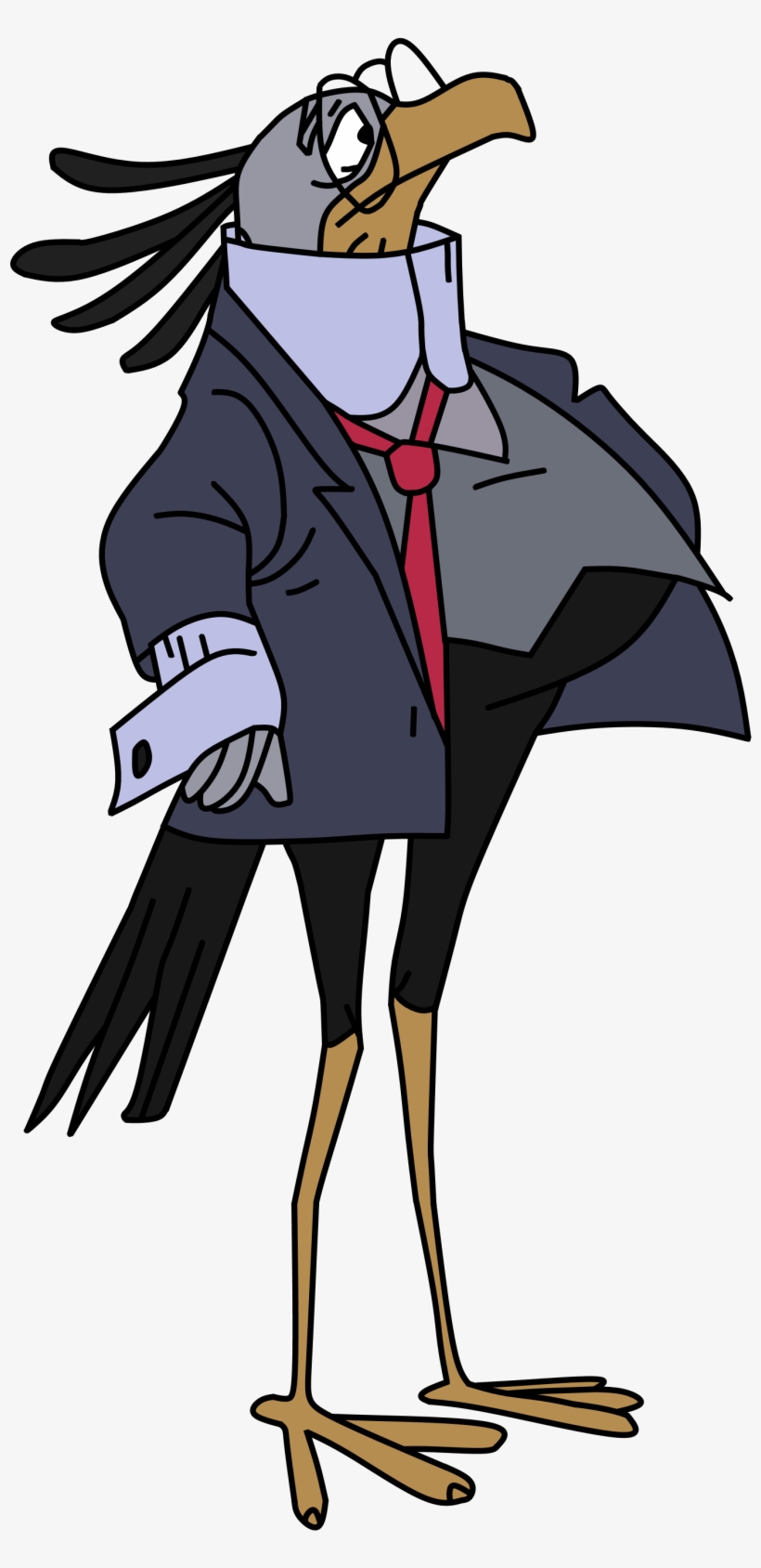 The Secretary Bird - Bedknobs And Broomsticks Bird, transparent png