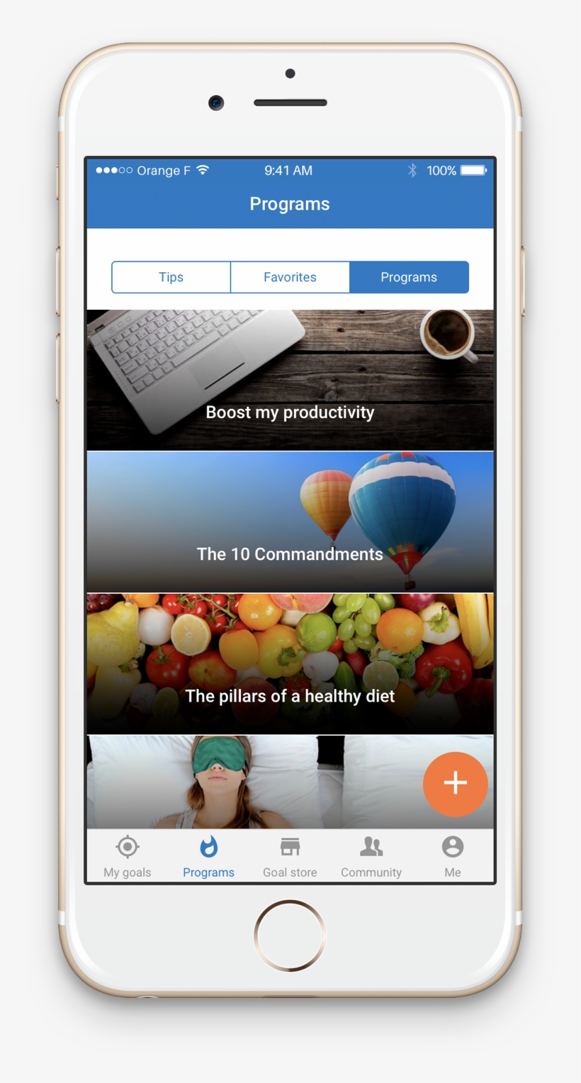 Visuel Paramétrage D'objectif Sur L'application - Wework Member Network App, transparent png