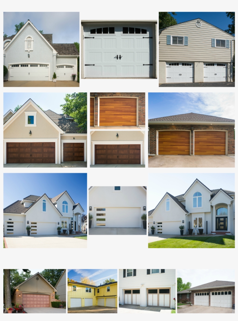 Garage Door Designs & Styles - Garage Doors With Vertical Windows, transparent png