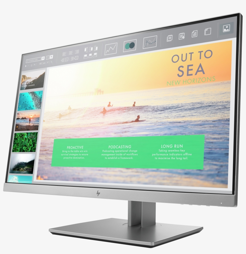 23” Ips3 Sided Micro Edge Panel With Led Backlight - 1fh46a8 Aba, transparent png