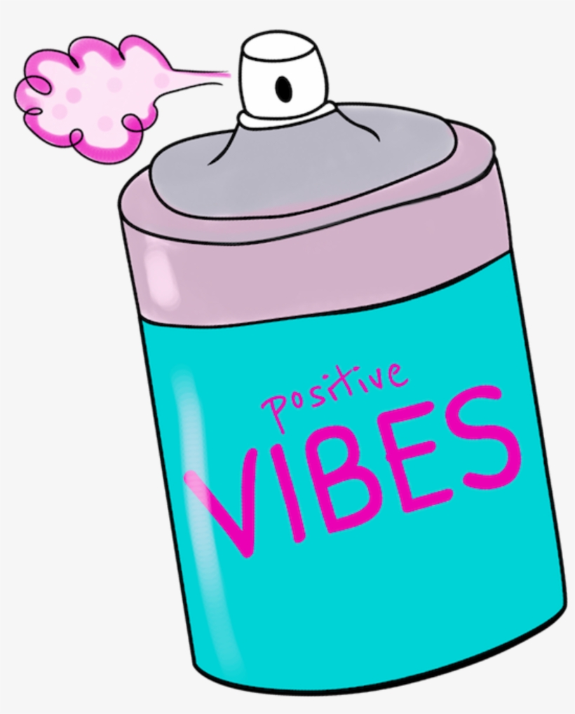Vibes Pilox Spray Goodvibes Positivevibes Tumblr Pastel, transparent png
