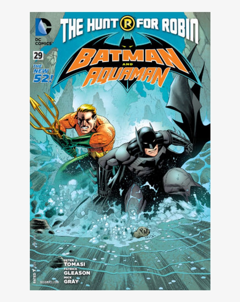 Купете Comics 2014-05 Batman And Robin - Aquaman Y Batman, transparent png