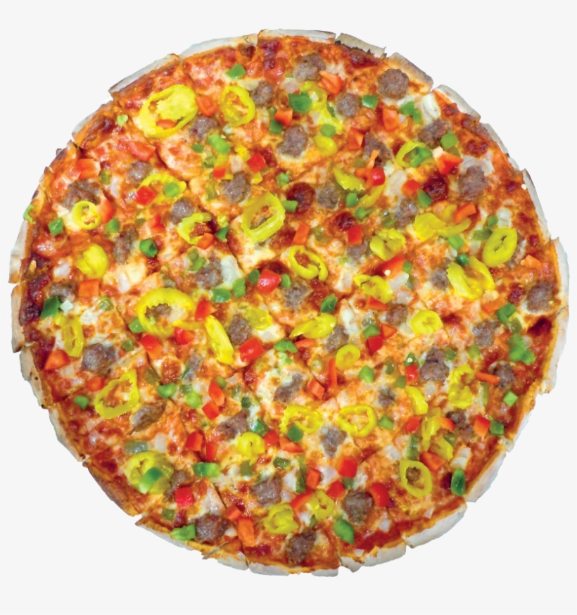 Pizza Cut In Squares - California-style Pizza, transparent png