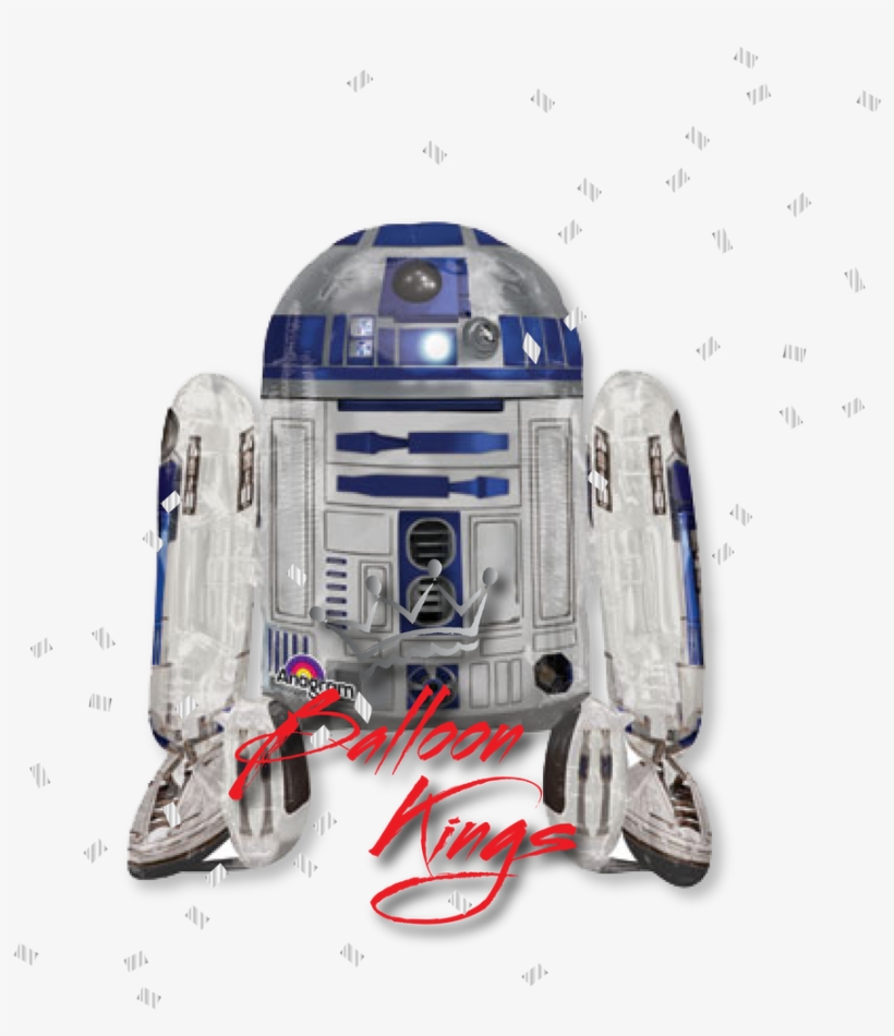 R2d2 Airwalker - Star Wars Get Well Balloons, transparent png
