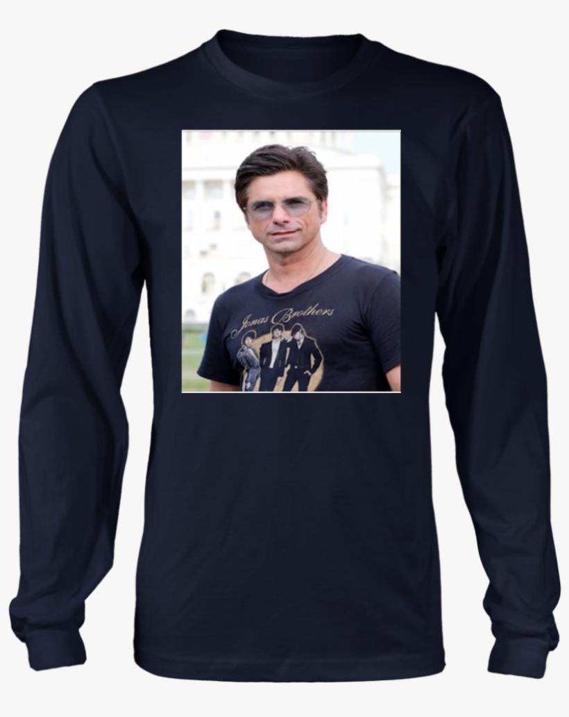 Nick Jonas Wearing A Shirt Of John Stamos Wearing A - Science Related Christmas Shirts, transparent png