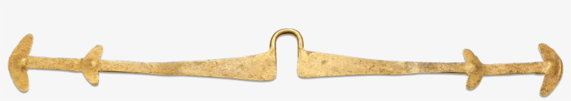 Pre-columbian Sinu Gold Nose Piece - Marking Tools, transparent png