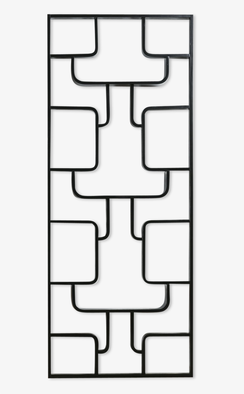Room Divider / Book Shelf By Ludvik Volak, 60's - Kvetinova Stena, transparent png