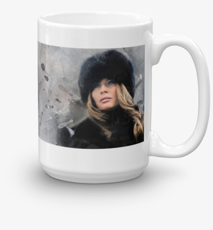 Elegant First Lady Melania Trump Coffee Mug - Melanija Knavs, transparent png